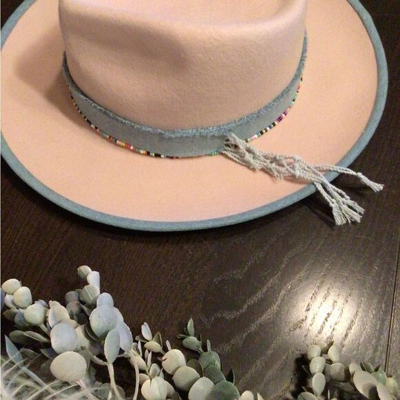 ! Rare saaale Wyeth seed bead denim rancher main image 5